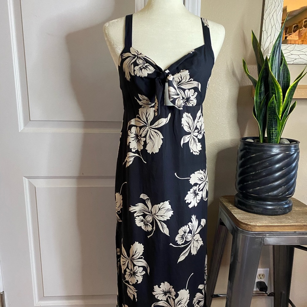 Amuse Society Revolve Front Tie Floral Dress